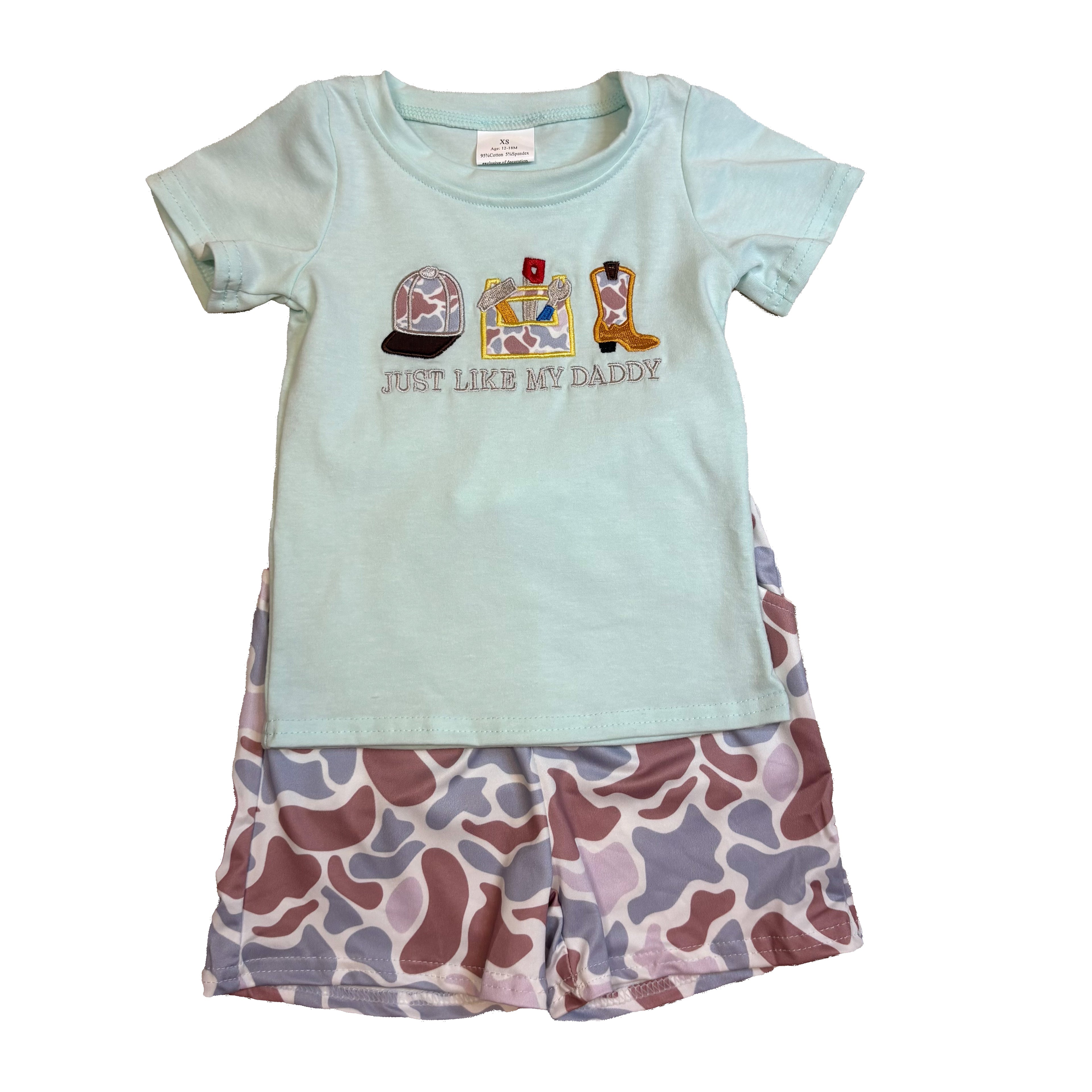 “Like my daddy” 2 pc