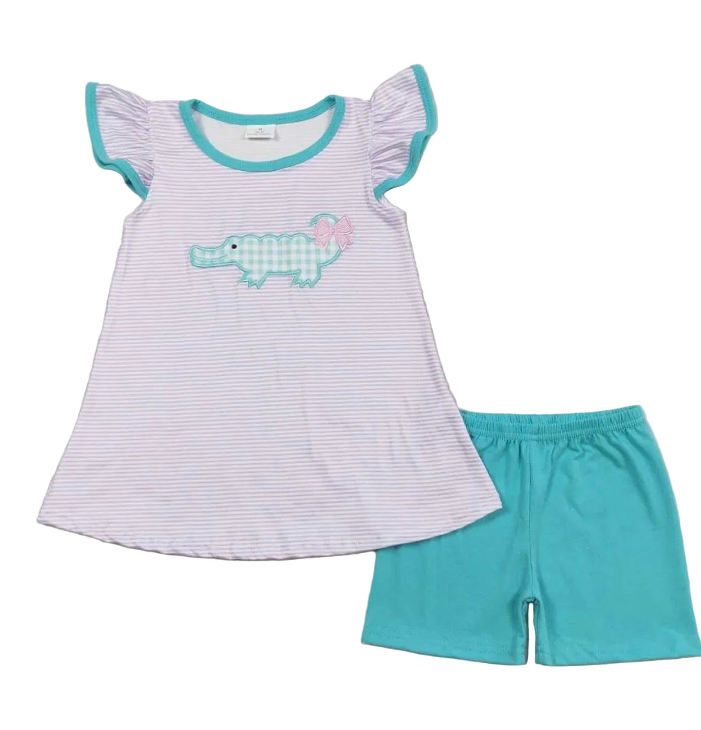 Crocodile short set
