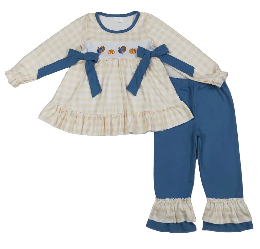Thanksgiving Turkey Pant Set