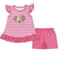 Brown Puppy Short Set