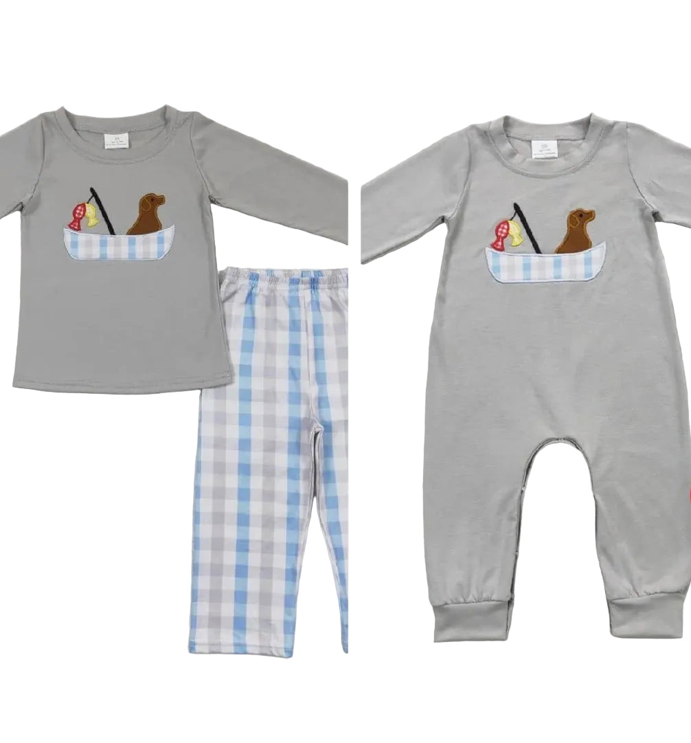 Gone Fishing Dog Outfit