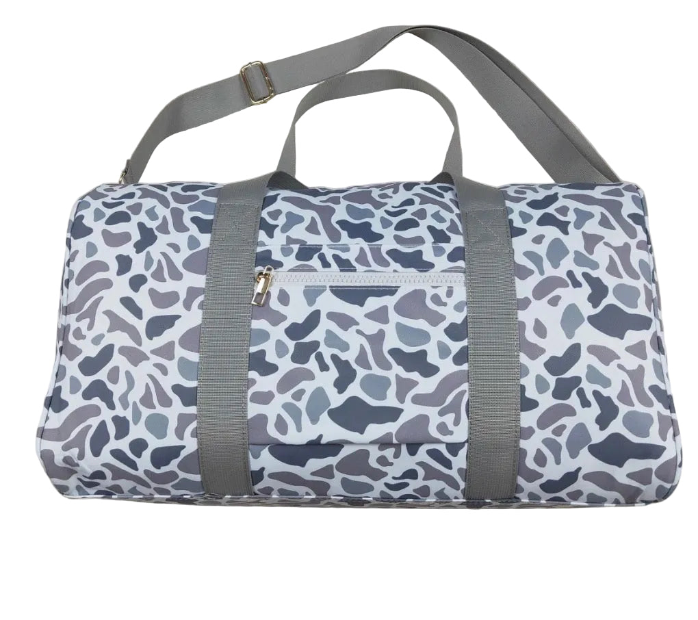 Camo Duffle Bag (Gray)