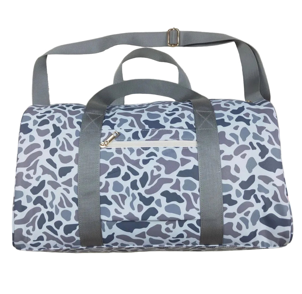Camo Duffle Bag (Gray)