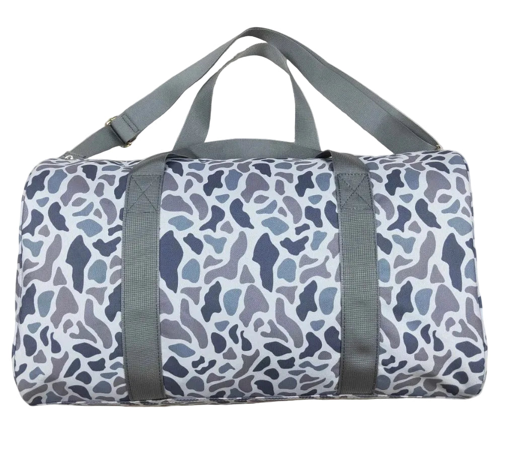 Camo Duffle Bag (Gray)