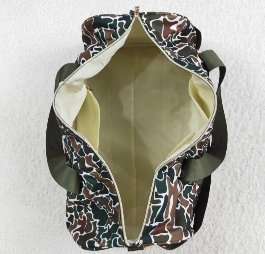 Camo Duffle Bag (Brown)