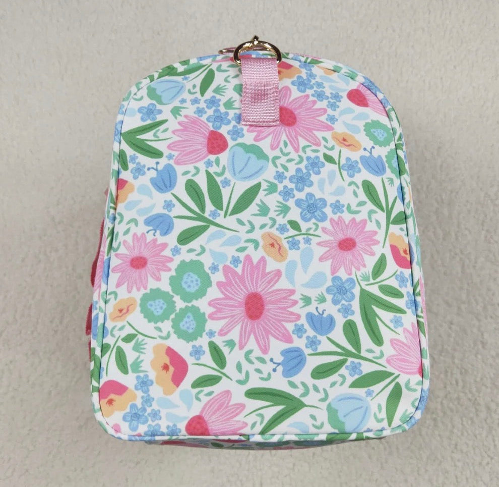 Floral Duffle Bag (Pink)