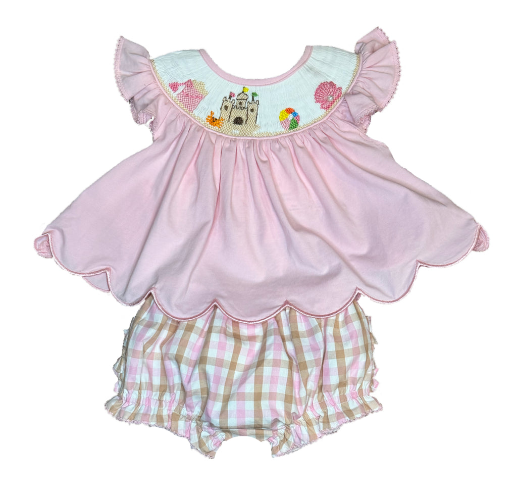 Sand Castle Bloomer Set