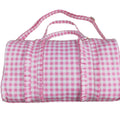 Pink Gingham Duffle Bag