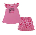 Cooler Pink Camo Short Set