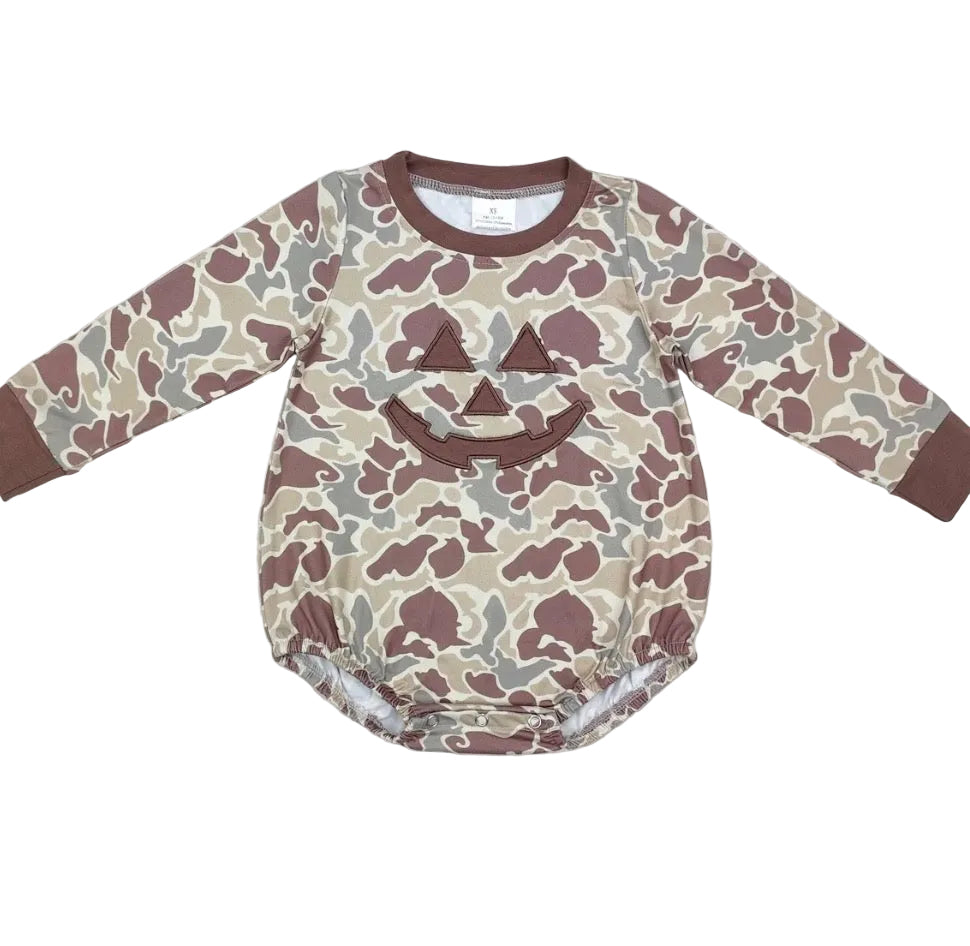 Camo Jack O Lantern Outfit